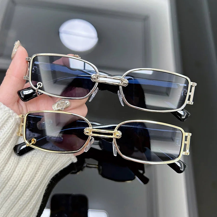 Luxury Square Sunglasses Women Brand Designer Retro Sun Glasses