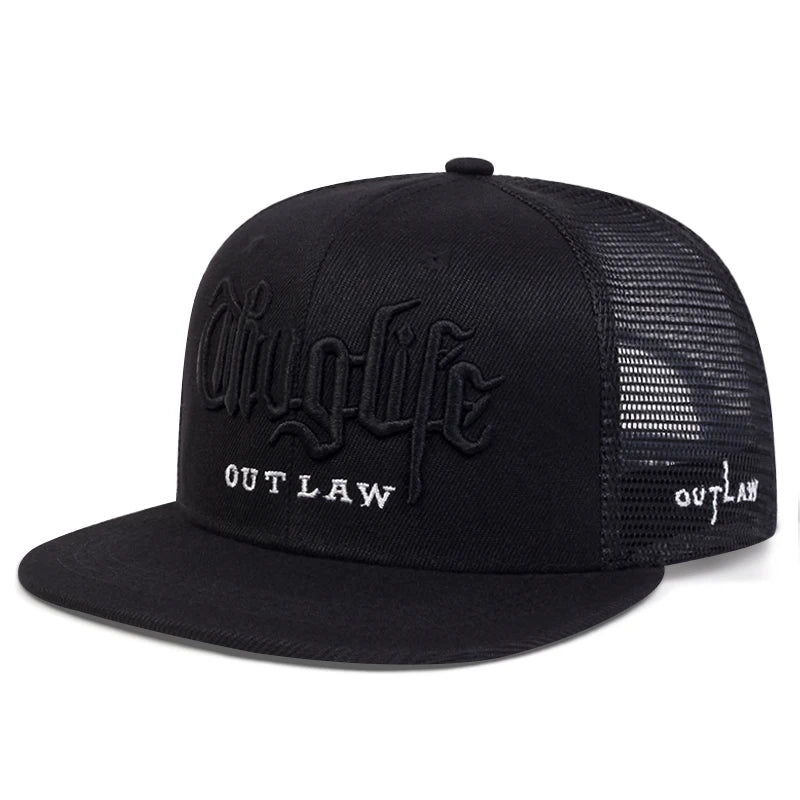 Fashion Fastball CAP Thuglife Embroidery Hiphop Baseball Cap S