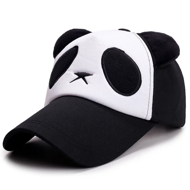 Cute Panda Baseball Caps For Men Women Cotton Hip Hop Snapback Hats