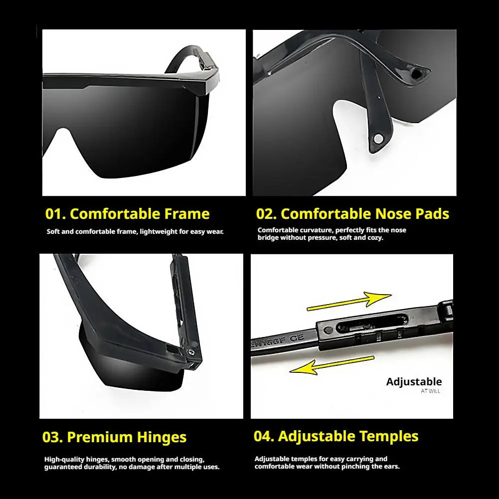 Safe Solar Eclipse Glasses Professional Solar Eclipse Observation Glasses for Direct Solar Eclipse Viewing Plastic Frame