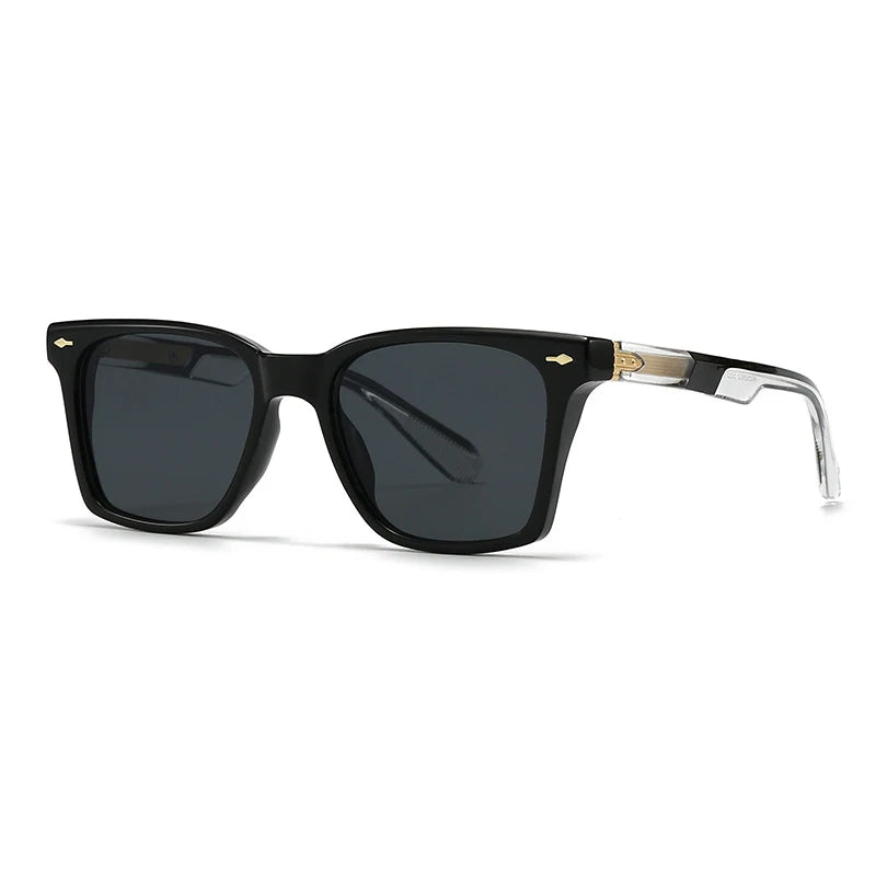 Luxury Square Sunglasses Men Women Retro Business Sun Glasses