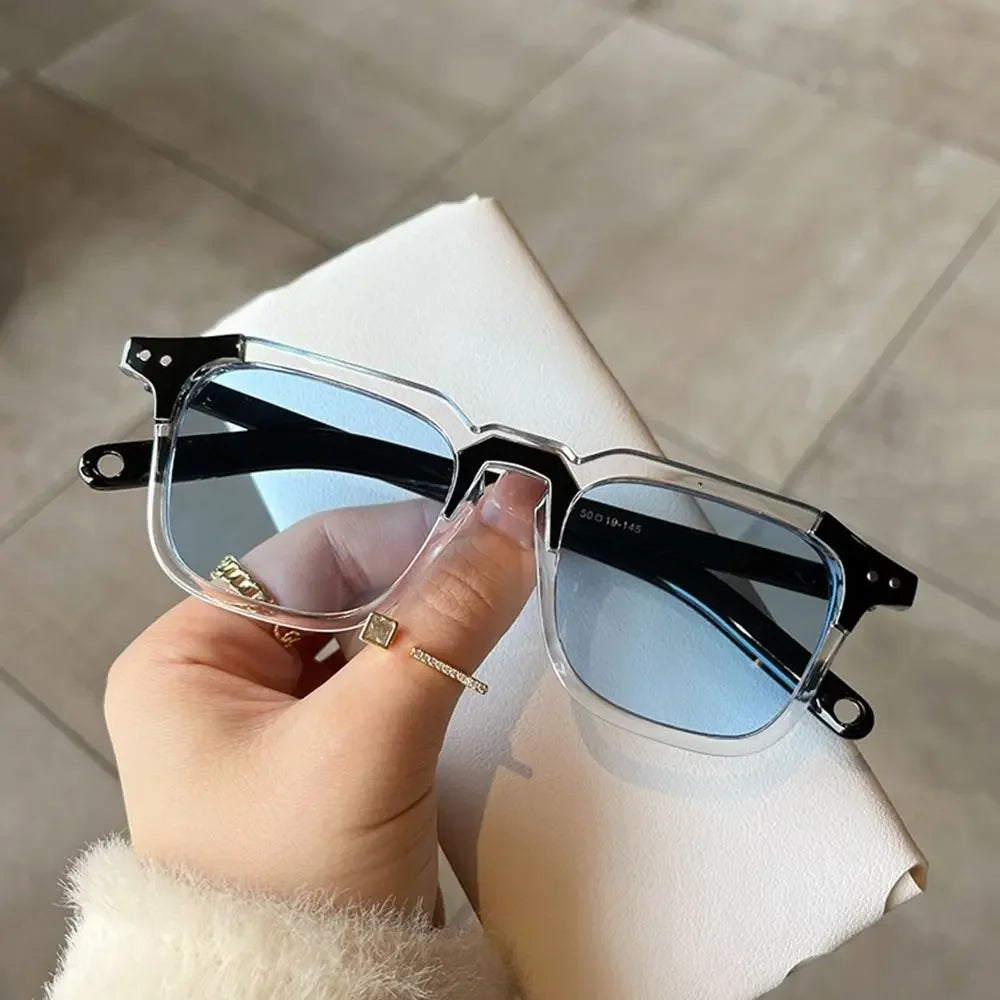 Cool Square Sunglasses Fashion Vintage UV400 Tint Ocean Lens Sun Glasses