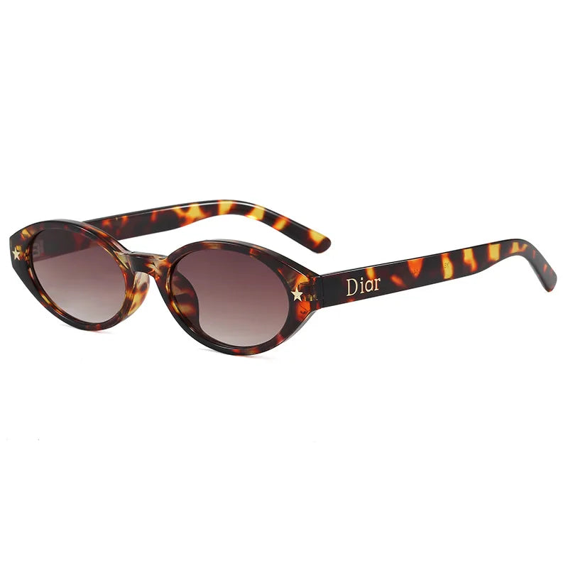 Retro sunglasses, big brand women's fashion glasses