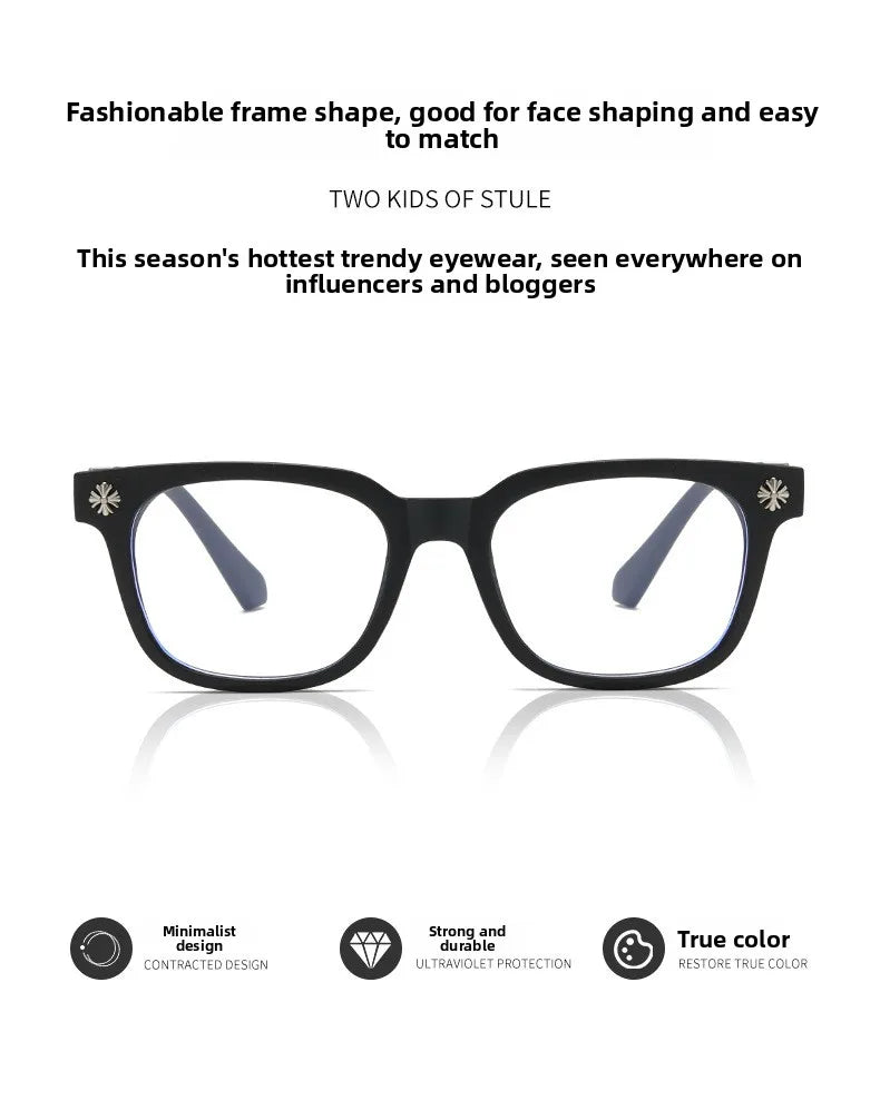 Anti Blue Light Glasses For Women And Men Transparent Lense Classic Vintage Decoration Computer Screen Filter Glasses