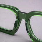 Luxury Thicken Acetate Reading Glasses Men Women Anti Blue Light Prescription Glasses Myopia Hyperopia Oversized Square Eyewear
