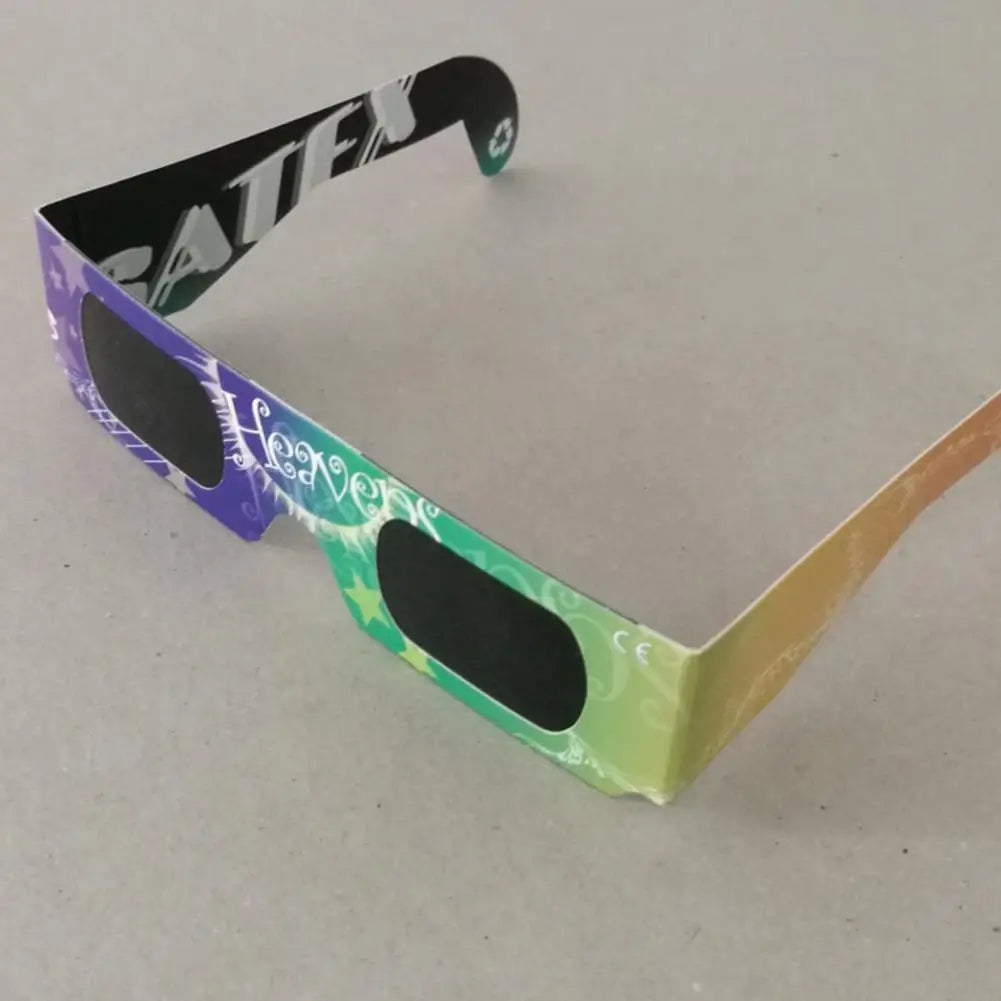Paper Solar Eclipse Glasses Anti-uv Viewing Glasses Safe Shades Observation