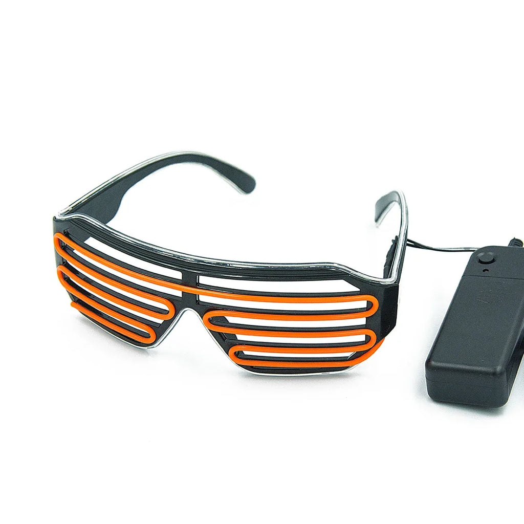 LED Glowing Glasses Gafas Luminous Bril Neon Christmas Glow Sunglasses