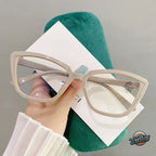 Women Glasses Anti Blue Light Glasses Oversized Vintage Glasses Computer Eyewear Full Frame Transparent Eye Protection Eyewear