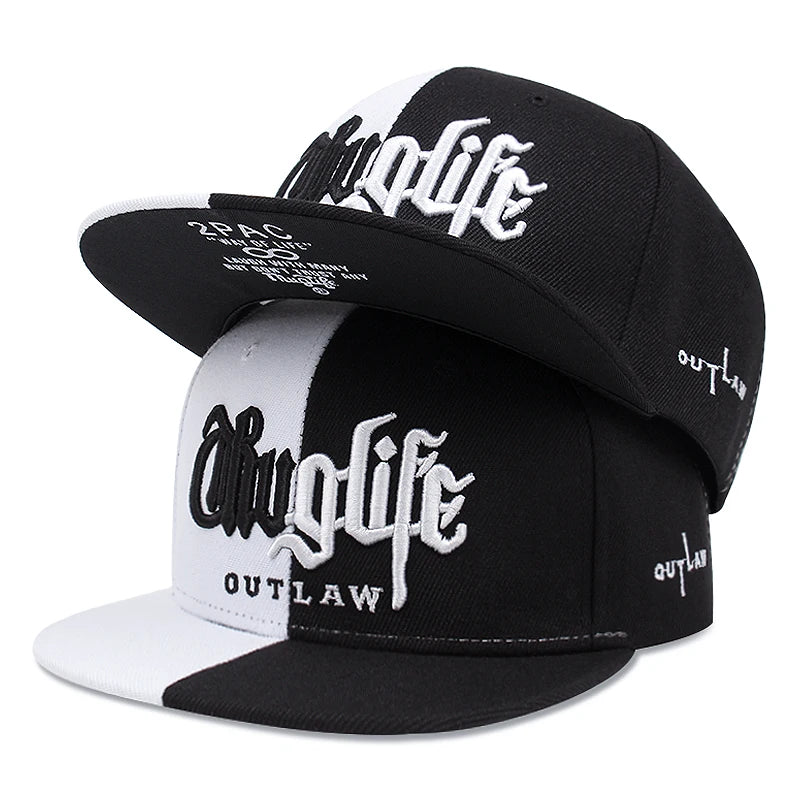 Fashion Fastball CAP Thuglife Embroidery Hiphop Baseball Cap S