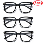 Hiking Camping 1/2/3pcs Anti-blue Light Glasses for Women Simple Regular Eyeglass Frame Finished Retro Flat Light Frame