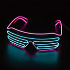 LED Glowing Glasses Gafas Luminous Bril Neon Christmas Glow Sunglasses