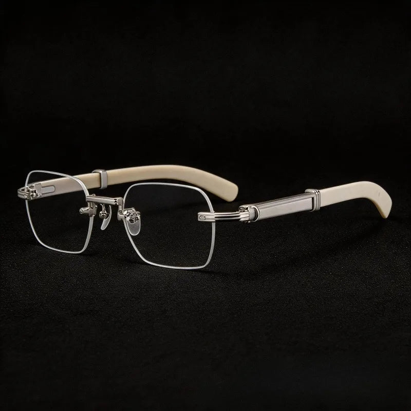 Luxury Rimlesss Sunglasses Women Men Fashion Square Clear Lens Sun Glasses Brand Eyeglasses Travel Driving Eyewear