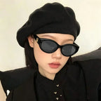 Glasses Stylish Fashion Designer Women Cute Oval Trending Shades