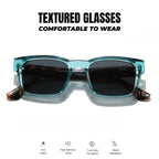 Retro Punk Fashion Sunglasses - Square Protective Frame, UV400 Unisex for Outdoor Adventures & Casual Style