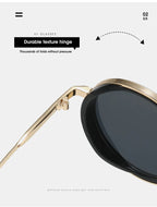Luxury Designed Sunglasses Women Men Unisex Brand Quality Round Glasses Retro Styles Street Shopping Photography Eyepieces