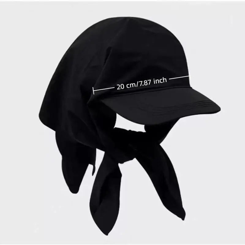 Baseball Adult Visor Hat with Stylish Bandana for Outdoor Sports in all Season men and women