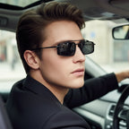 Trend Double-rail Sun Glasses - Fashionable, Business-style, Uv-resistant, Small Frame