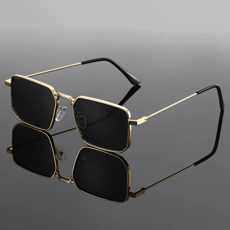 Retro Rectangular Men's Fashion Sunglasses