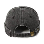 New Women Men Solid Cotton Cap Hat Washed Denim Beanie Hat