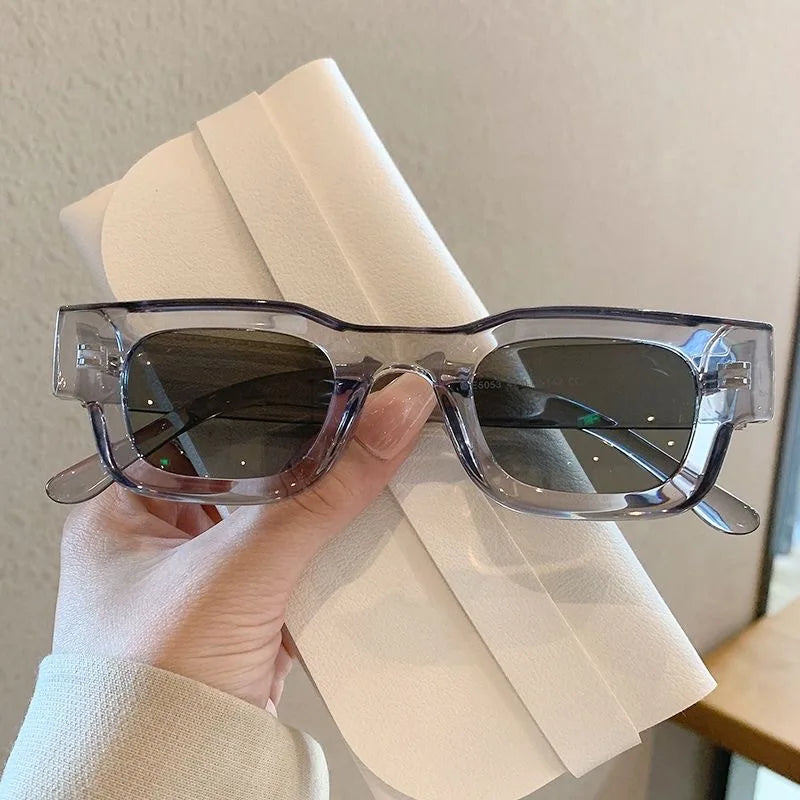 Rectangle Sunglasses Women Men Vintage Brand Designer Square Luxury Sun Glasses