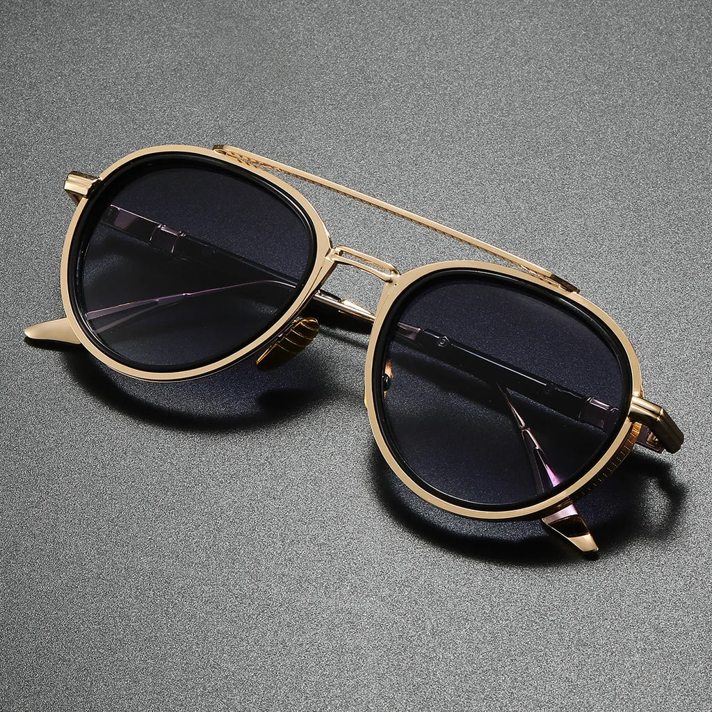 Luxury Round Men New Fashion Outdoor Shades for Driving Eyeglasses
