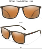 Luxury Square Vintage Polarized Cycling Sunglasses Men Women Fashion Travel Driving Fishing Sun Glasses Male Eyewear UV400