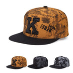 New Printed K Letter Baseball Cap Young Men and Women Hip-hop Flat-brimmed Hat