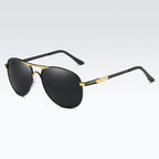 Luxury Polarized Sunglasses Men Women Driving Fishing Retro Sun Glasses Brand Designer Male Metal Sunglasses For Man UV400