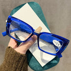 Fashionable Small Square-framed Reading Glasses for Women and Men