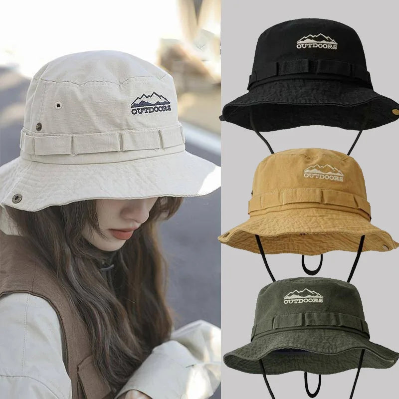 Outdoor Camping and Mountaineering Hats Spring and Summer Thin Fisherman Hat