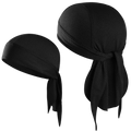 2PCS Quick-drying Bandana Breathable Beanies Hat Sweat-wicking Do Rags Sun Protection