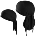 2PCS Quick-drying Bandana Breathable Beanies Hat Sweat-wicking Do Rags Sun Protection