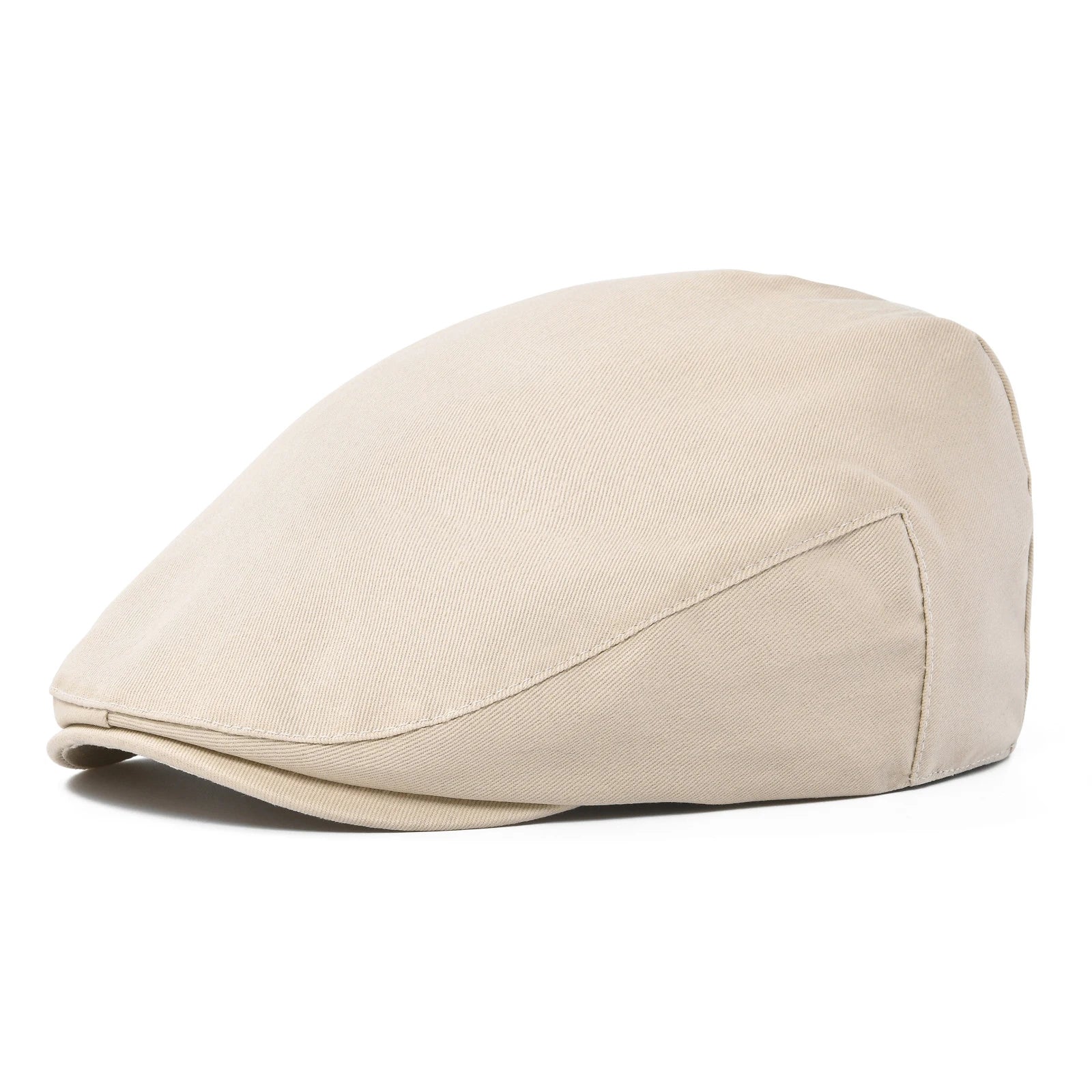 STARANCE Men's Cotton Ivy Gatsby Newsboy Hat Summer Driving Flat Scally Cap Thin