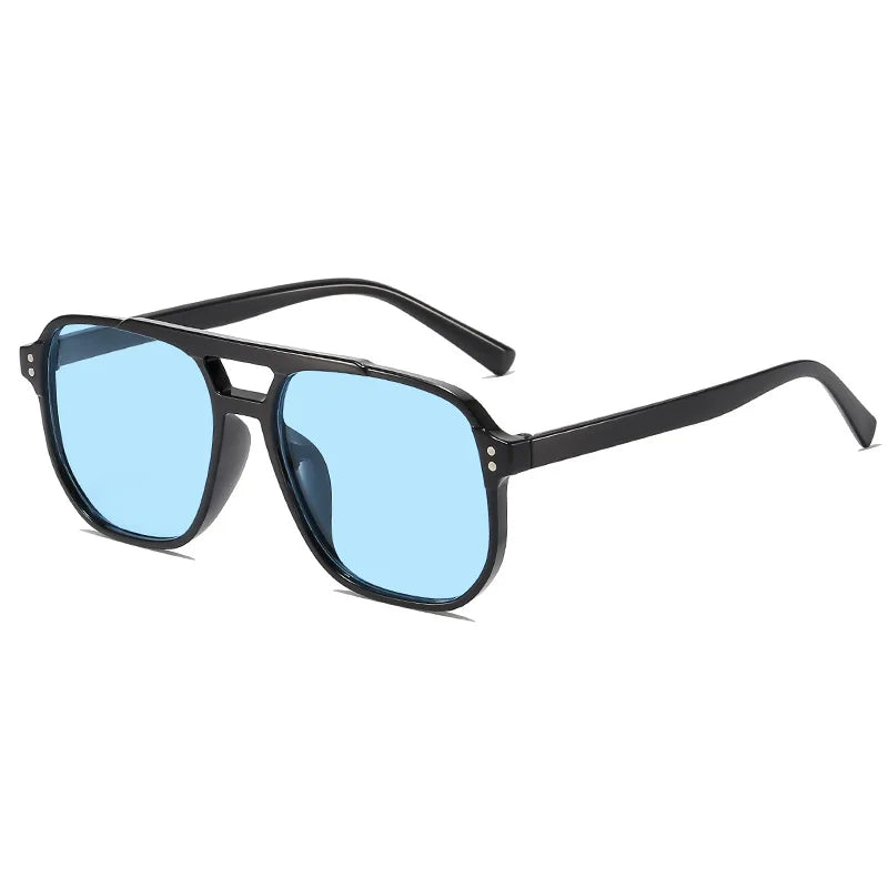 Vintage Men Women Square Shades Brand Designer Unisex Sun Glasses