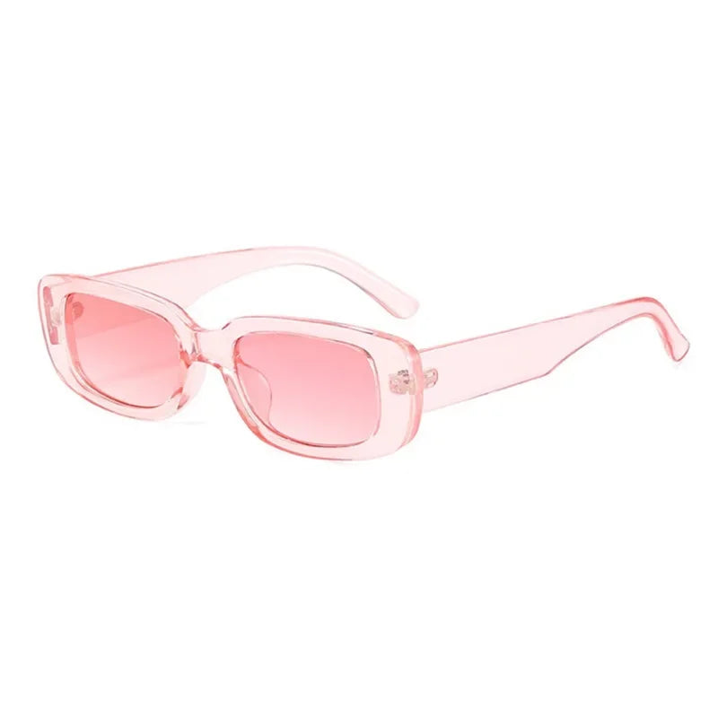 Vintage Black Square Sunglasses for Woman Luxury Brand Small Rectangle Sun Glasses