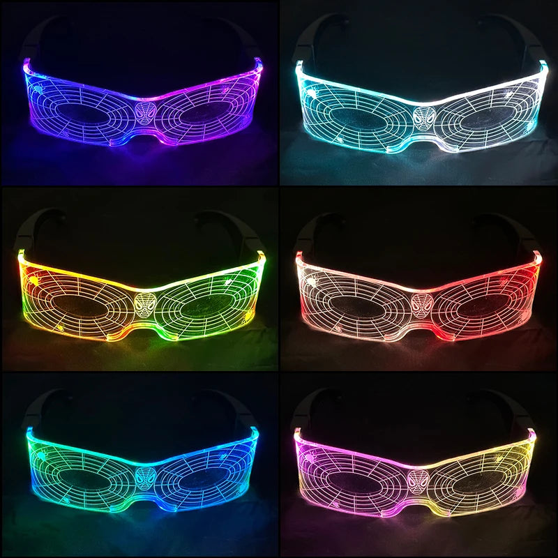 Acrylic LED Luminous Glasses Glow Party Glasses