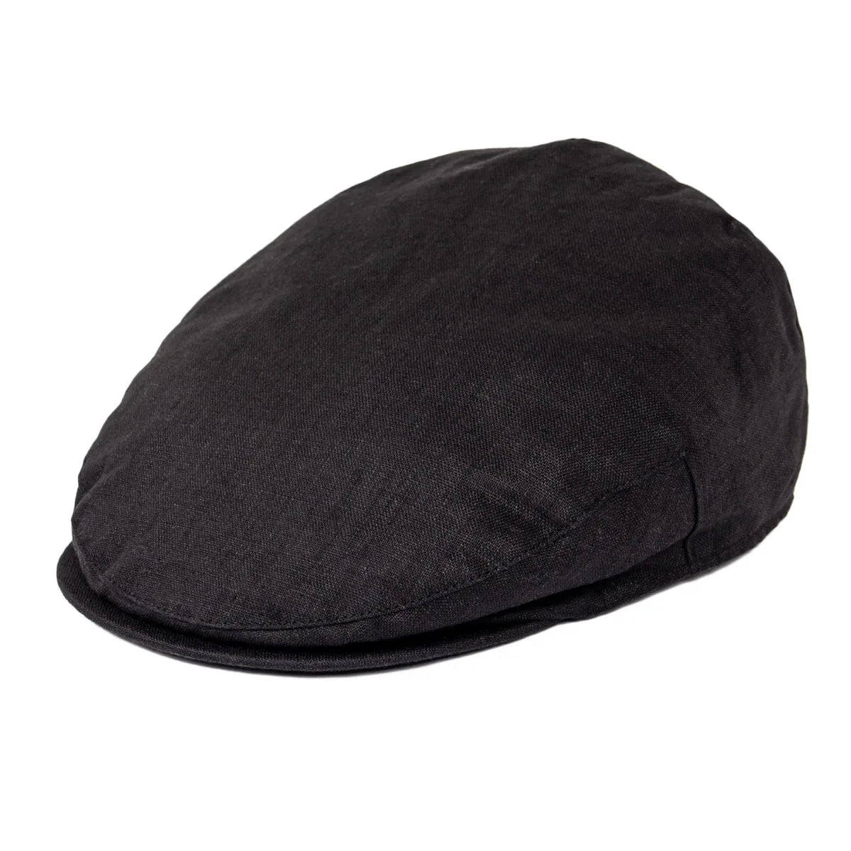 Flat Cap for Men Women Herringbone Linen Newsboy Lightweight Cap