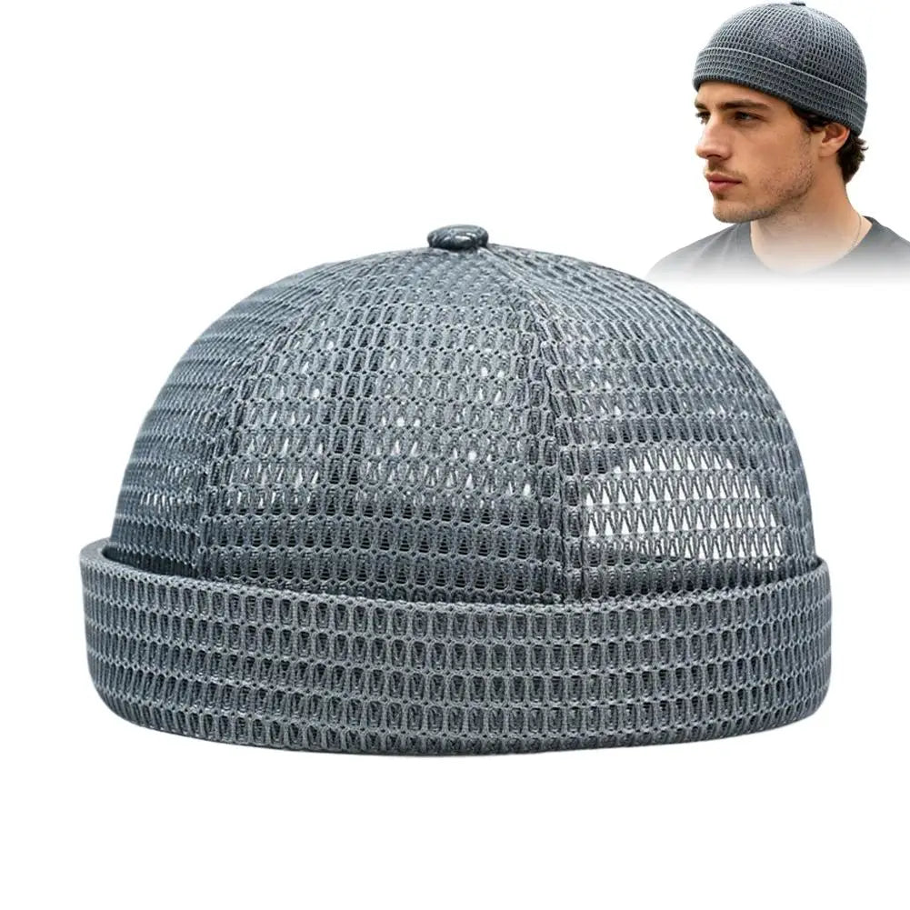 Summer Mesh Brimless Docker Cap