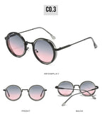 Luxury Designed Sunglasses Women Men Unisex Brand Quality Round Glasses Retro Styles Street Shopping Photography Eyepieces