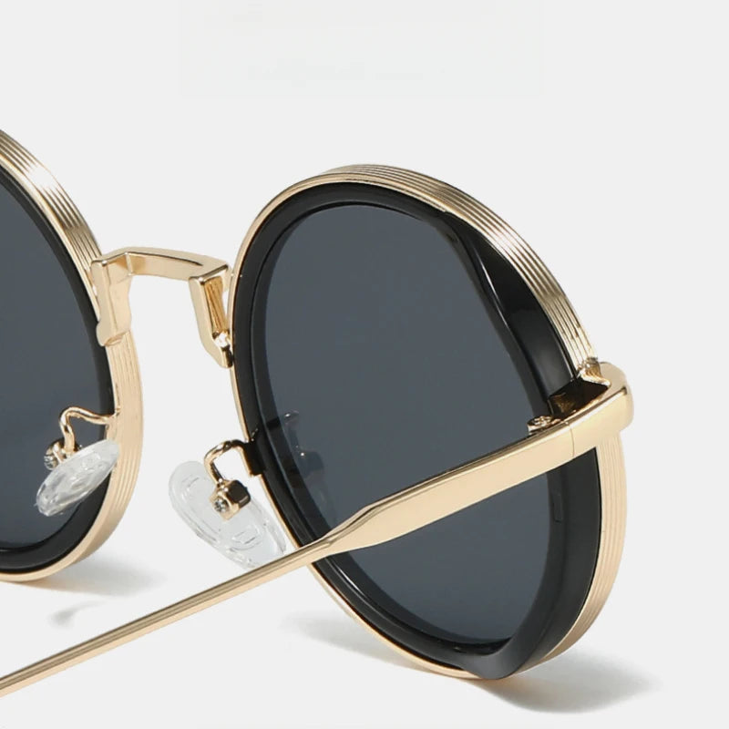 Luxury Designed Sunglasses Women Men Unisex Brand Quality Round Glasses Retro Styles Street Shopping Photography Eyepieces