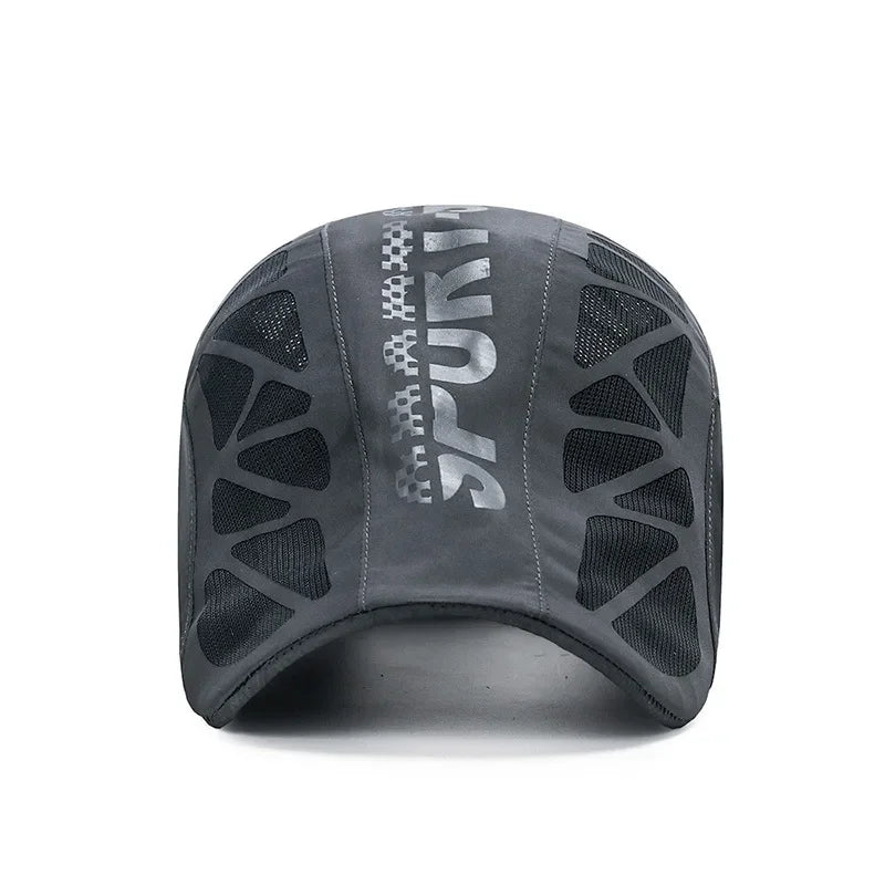Summer New Sport Alphabet Forward Hat Men's Breathable Mesh Shade Quick Dry Hat