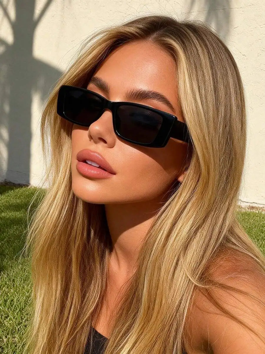 Classic Plastic Cat Eye Women's UV Protection, For Driving, Outdoor Sunglasses,
