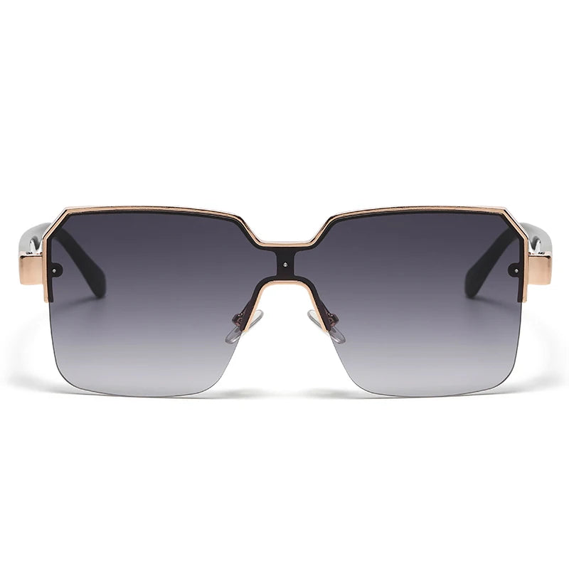Men Women Frameless Square Luxury Brand Design Fashion Vintage Sun Glasses