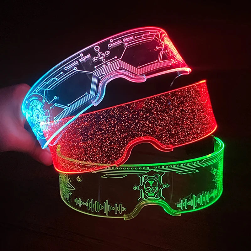 Acrylic LED Luminous Glasses Glow Party Glasses