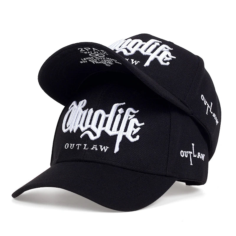Fashion Fastball CAP Thuglife Embroidery Hiphop Baseball Cap S