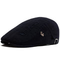 Men Beret Fashion Rabbit Embroidery Flat Caps Spring Summer Visor For Male