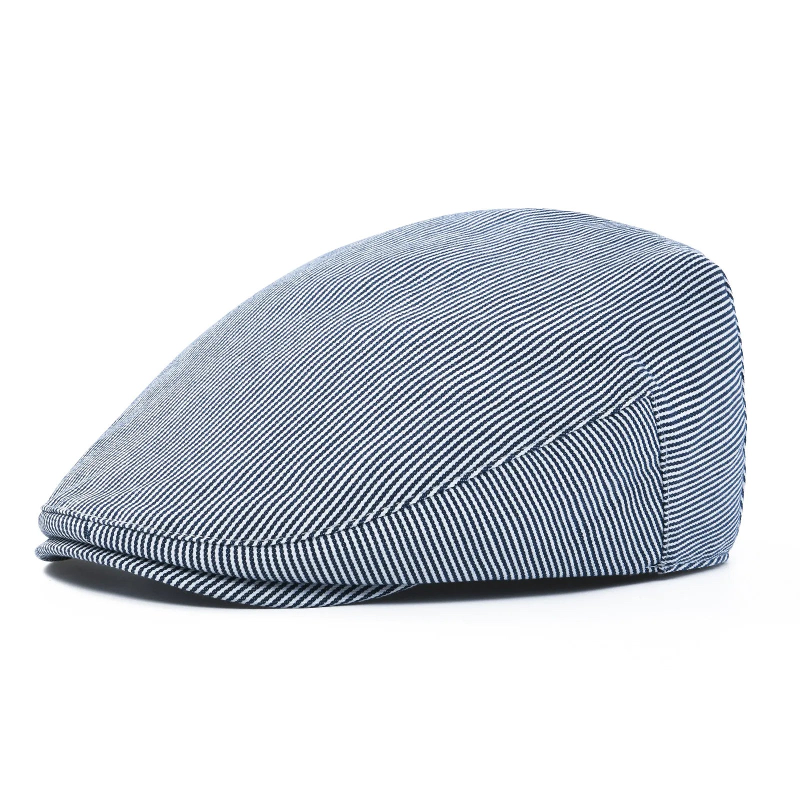 STARANCE Men's Cotton Ivy Gatsby Newsboy Hat Summer Driving Flat Scally Cap Thin