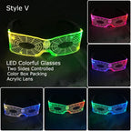 Acrylic LED Luminous Glasses Glow Party Glasses