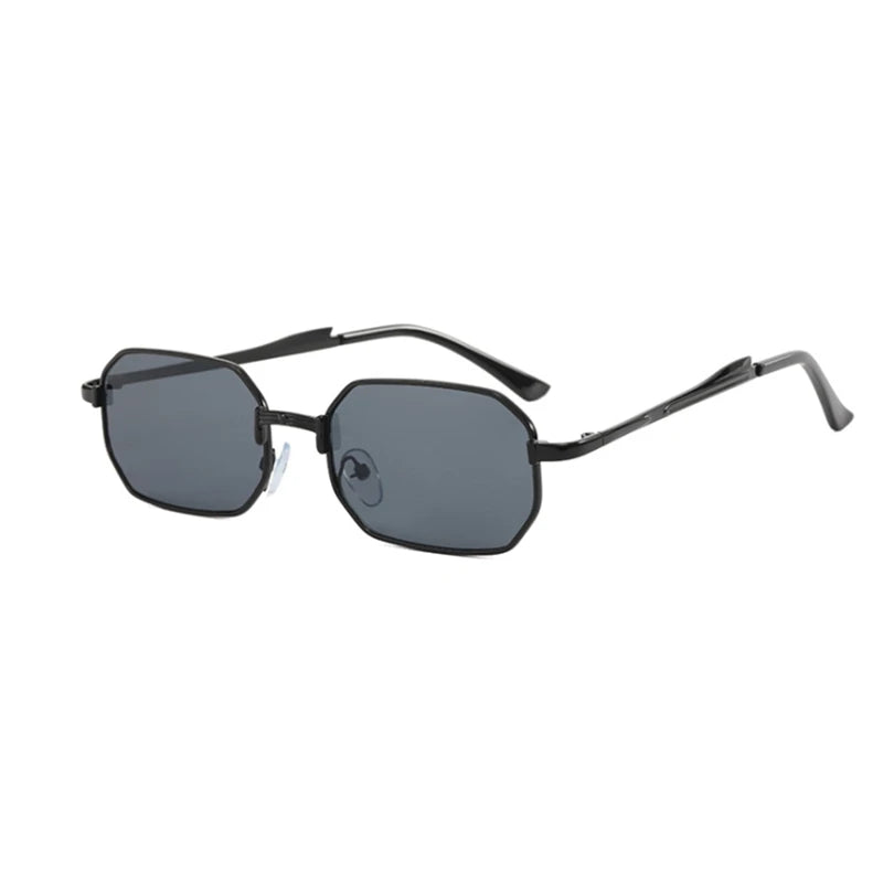 Luxury Narrow Sunglasses Fashion Rectangle Women Men Metal Brand Driving Shades Classic Oculos Masculino Glasses UV400