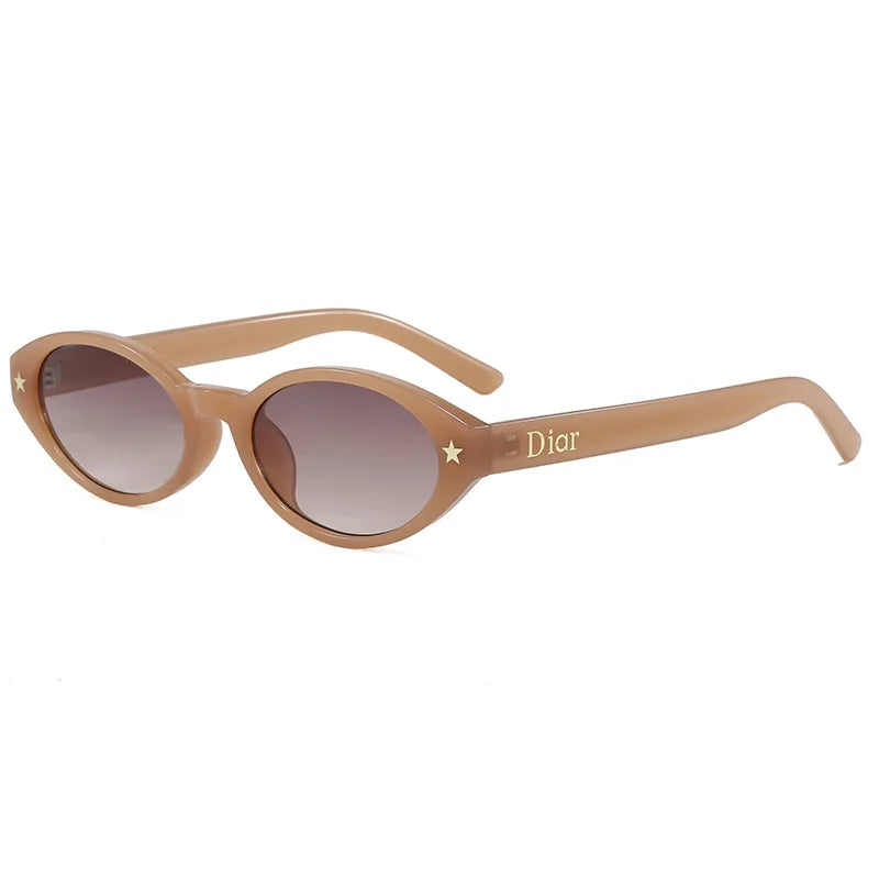 Retro sunglasses, big brand women's fashion glasses